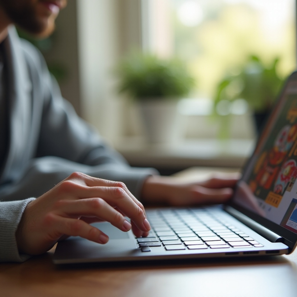 مفتاح التشغيل السريع في Chromebook لعرض الرقم التسلسلي
