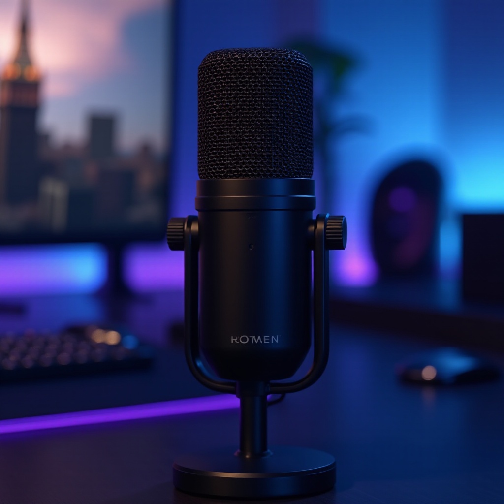 ميكروفون للألعاب بدون سماعات