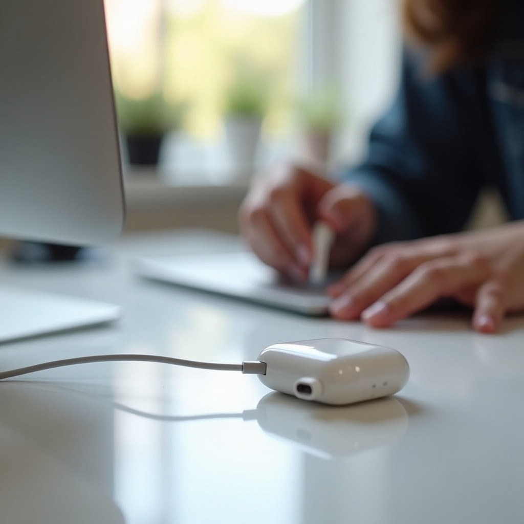 كيفية توصيل أجهزة AirPods Max بجهاز كمبيوتر باستخدام كابل